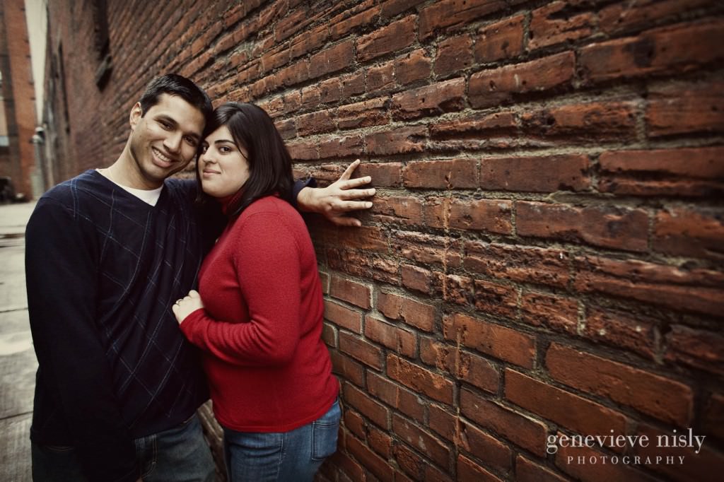  Cleveland, Copyright Genevieve Nisly Photography, Downtown Cleveland, Engagements, Ohio, Winter