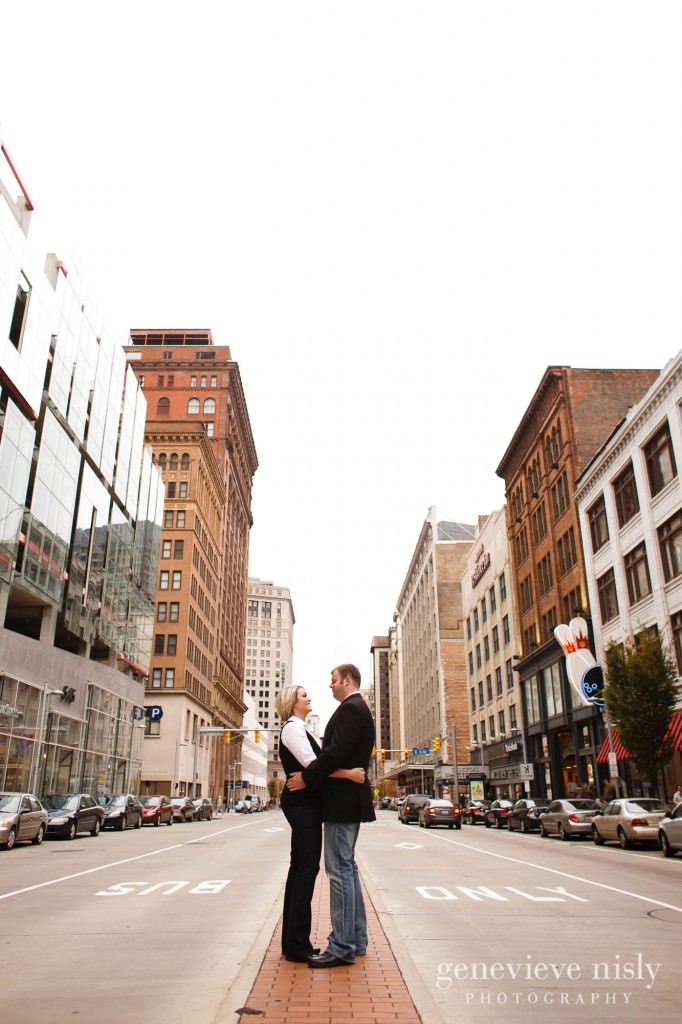  Cleveland, Copyright Genevieve Nisly Photography, Downtown Cleveland, Engagements, Fall