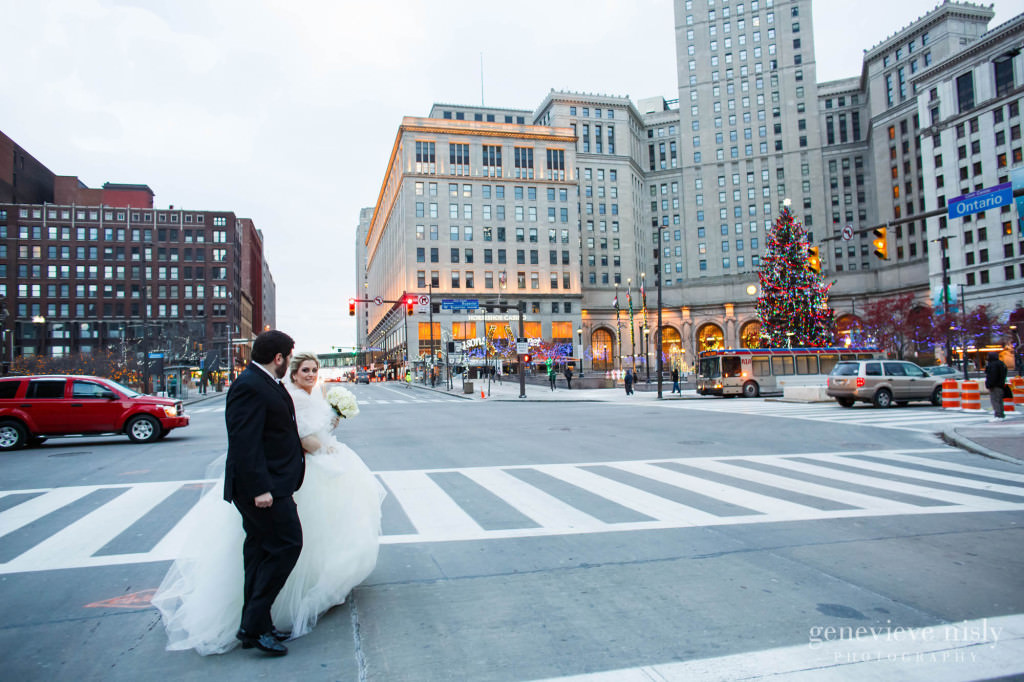  Cleveland, Copyright Genevieve Nisly Photography, Ohio, Public Square, Wedding, Winter