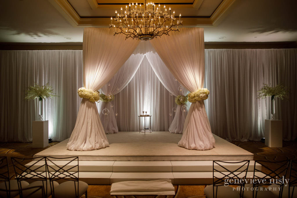 The huppah for Dana and Max's wedding at the Cleveland Ritz Carlton.