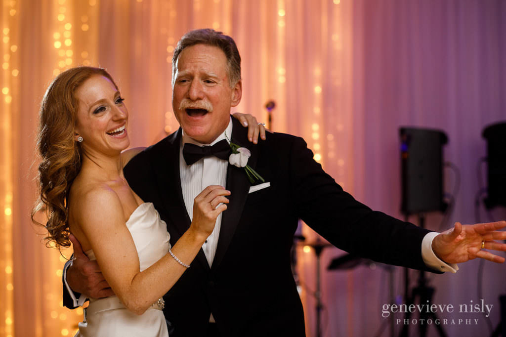 Dana dances with her Dad during the reception at the Ritz Carlton.
