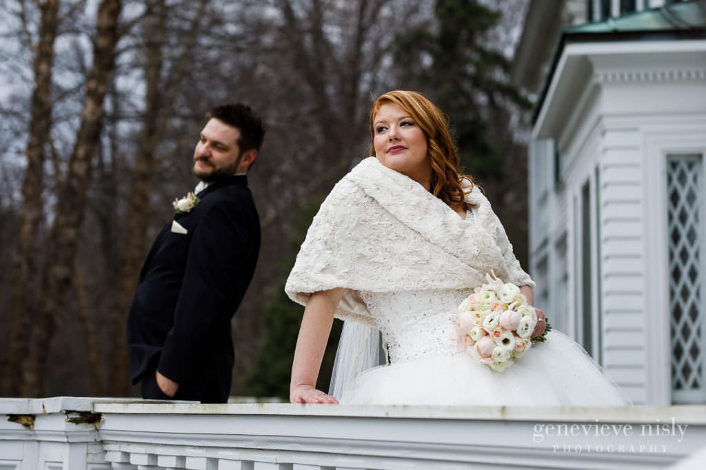 The bride looking stunning with her groom for some portraits at Mooreland Mansion.