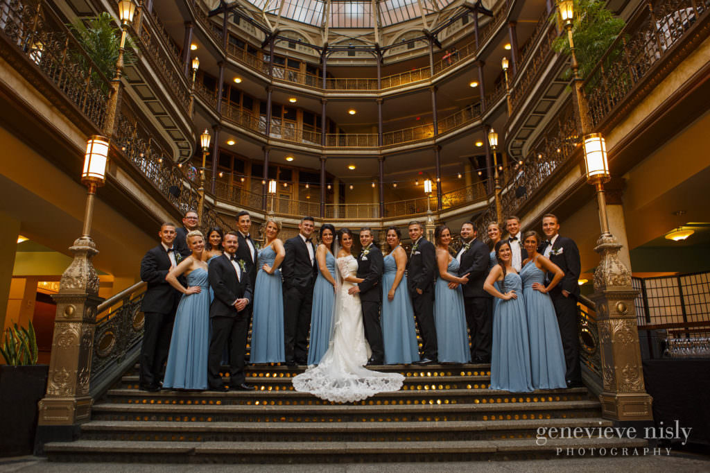  Cleveland, Summer, Wedding, Copyright Genevieve Nisly Photography, Ohio, Hyatt Arcade