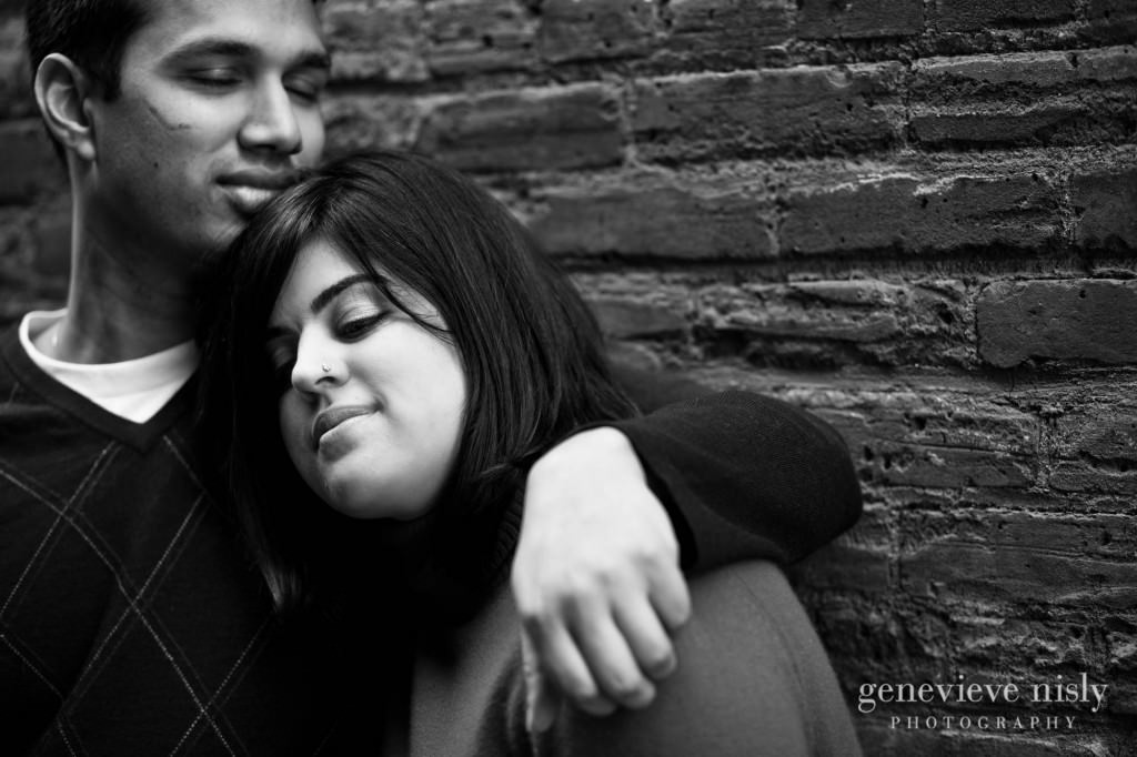  Cleveland, Copyright Genevieve Nisly Photography, Downtown Cleveland, Engagements, Ohio, Winter
