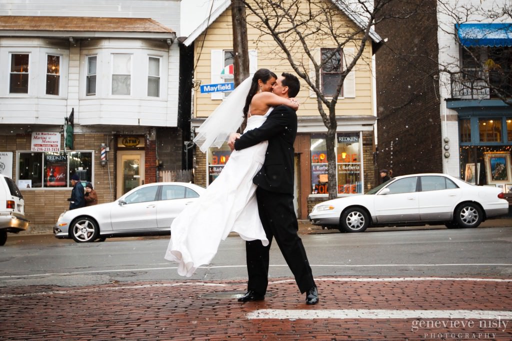  Cleveland, Copyright Genevieve Nisly Photography, Little Italy, Ohio, Wedding, Winter