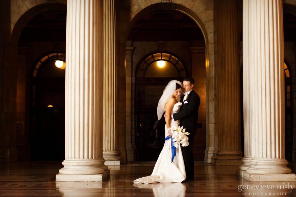  Cleveland, Copyright Genevieve Nisly Photography, Old Courthouse, Wedding, Winter