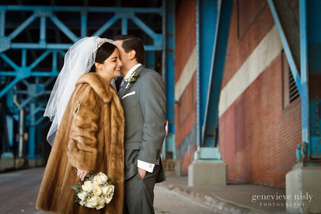 Cleveland, Copyright Genevieve Nisly Photography, Flats, Ohio, Wedding, Winter