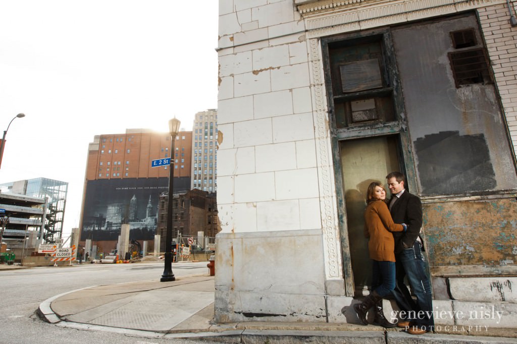  Cleveland, Copyright Genevieve Nisly Photography, Downtown Cleveland, Engagements, Fall, Ohio