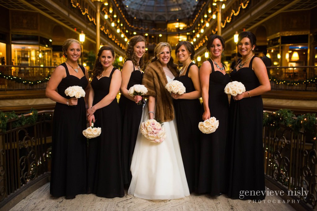  Cleveland, Copyright Genevieve Nisly Photography, Hyatt Arcade, Wedding, Winter