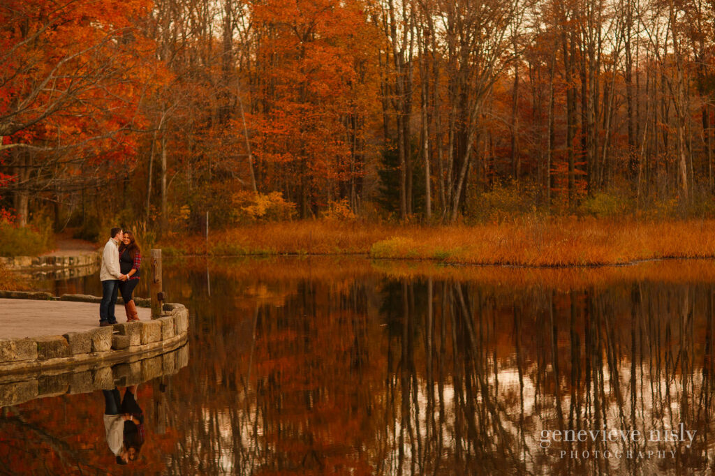 Copyright Genevieve Nisly Photography, Engagements, Fall, North Chagrin Reservation