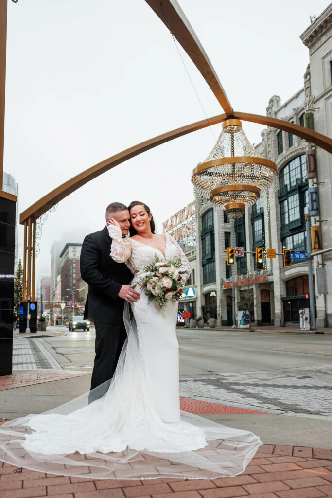  Wedding, Winter, Ohio, Cleveland, Union Club