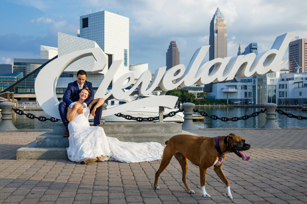  Wedding, Ohio, Cleveland, Script Signs